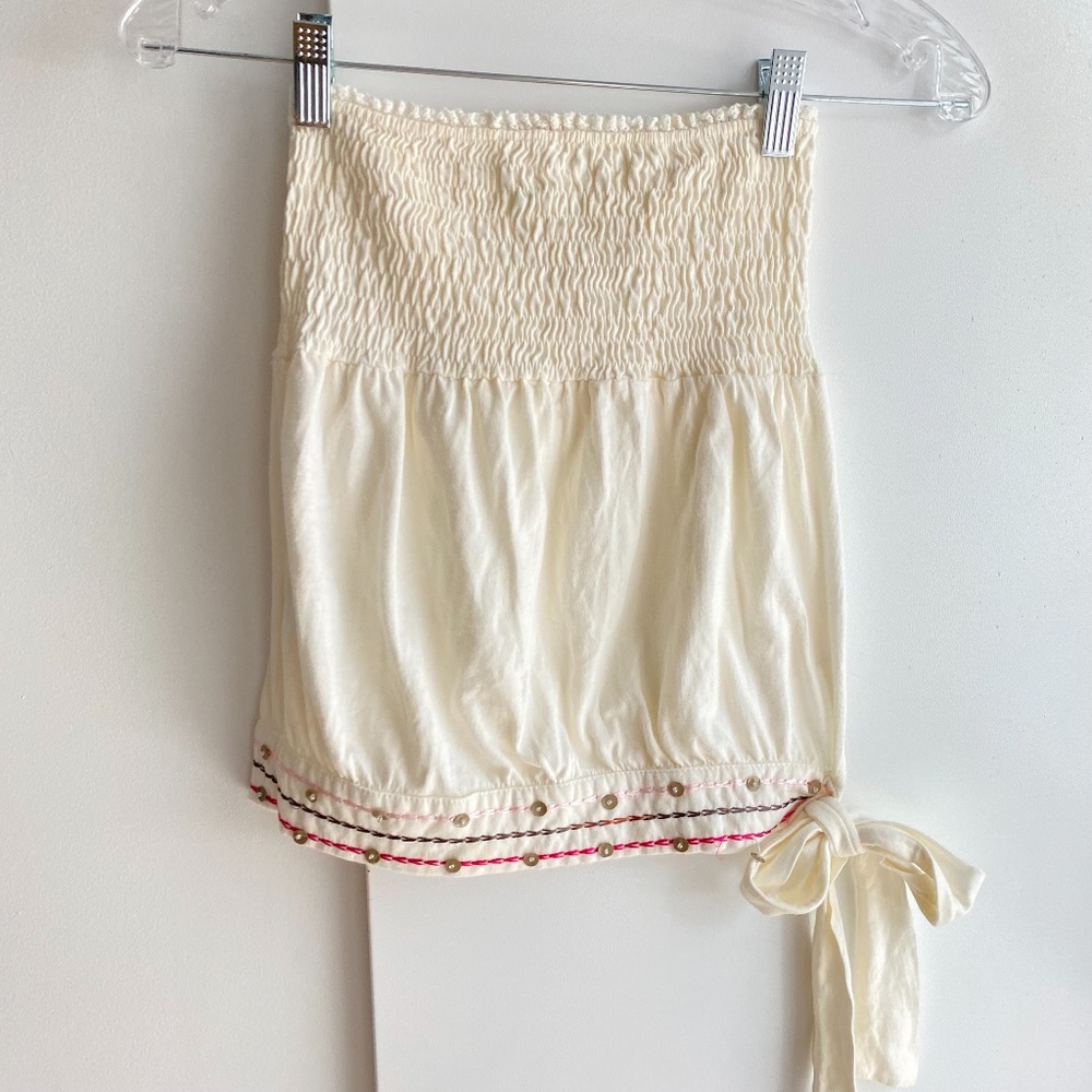 Embellished Teen Strapless Top